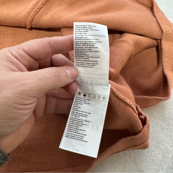 ba&sh Alula Cotton Cutout Maxi Dress Size 0 in Terracotta - Picture 9 of 11